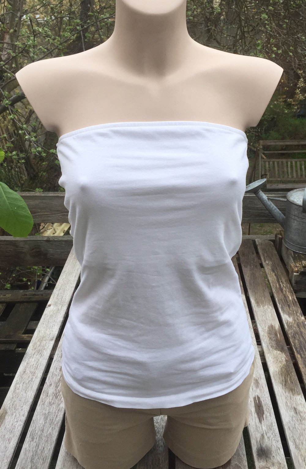 VERO MODA Tubetop TUBE weiß Gr. S