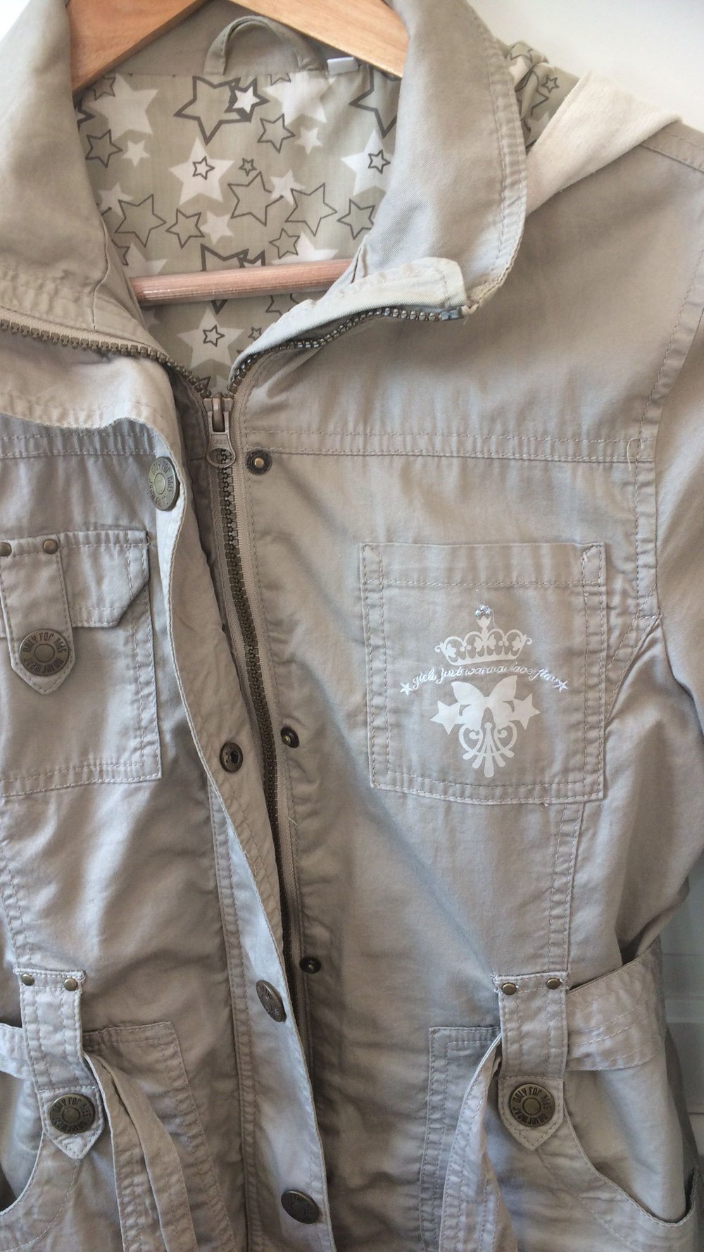 Beige Frühlingsjacke