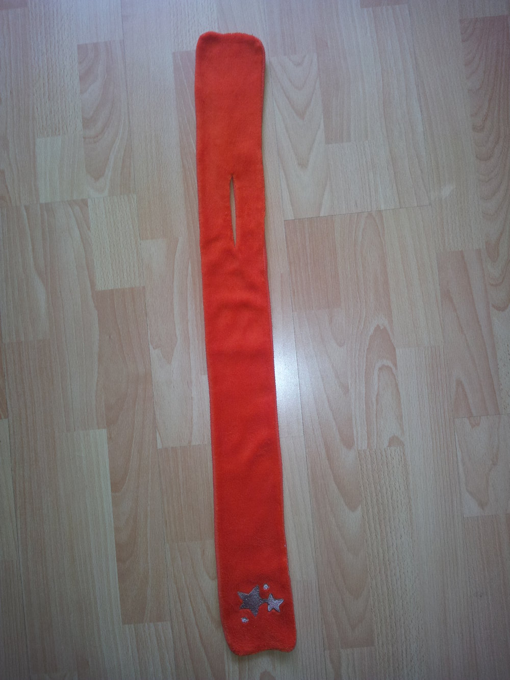 Kinder Schal orange Sterne