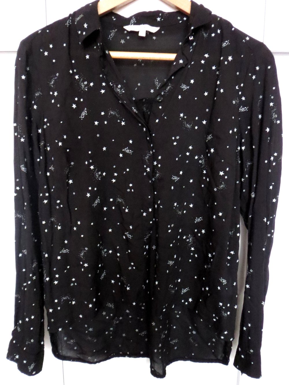 C&A Yessica Bluse Sterne Gr 40 Damen 