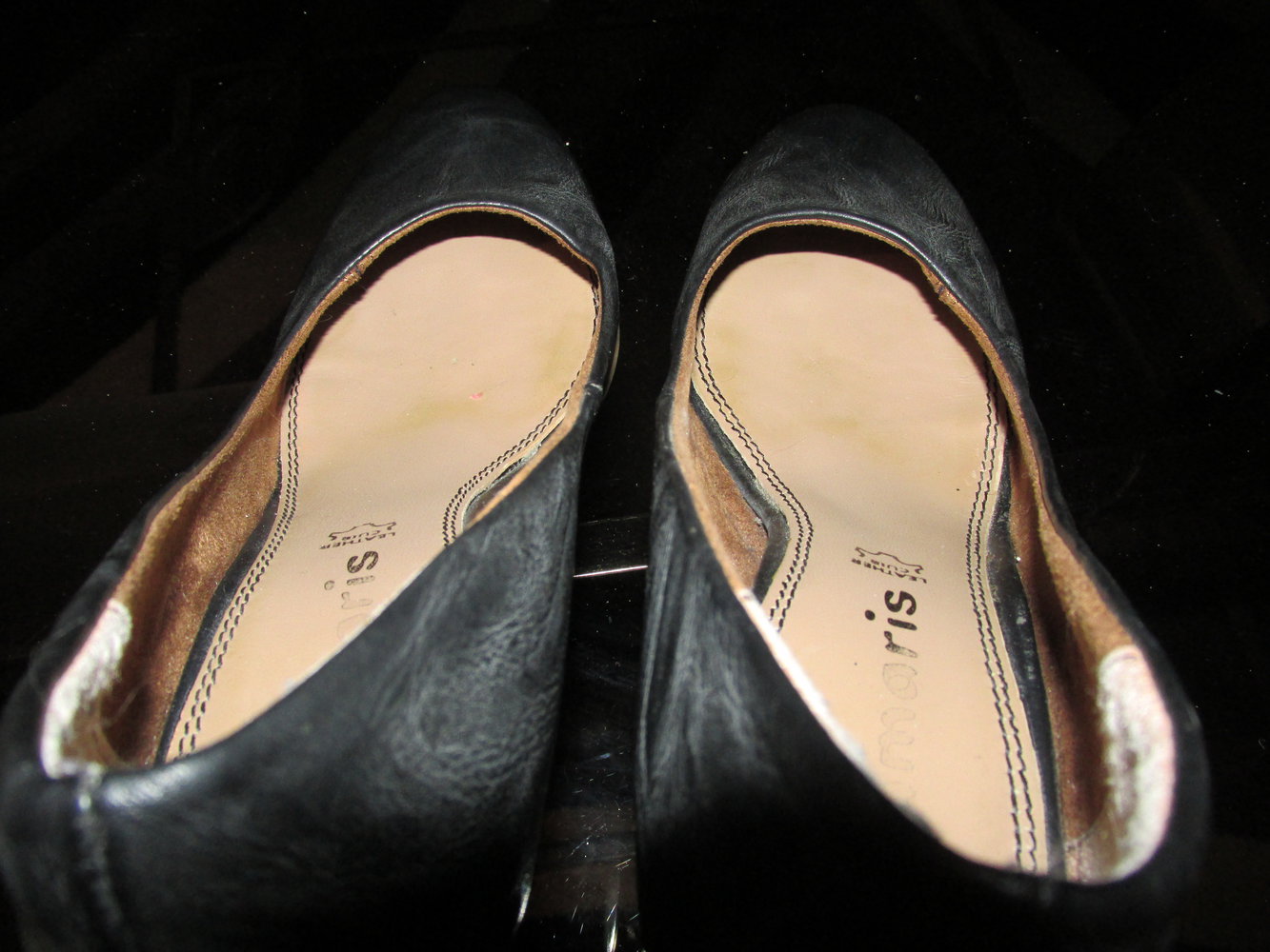 ausgefallene grauschwarz antiker Look, Pumps von Tamaris, Gr. 38
