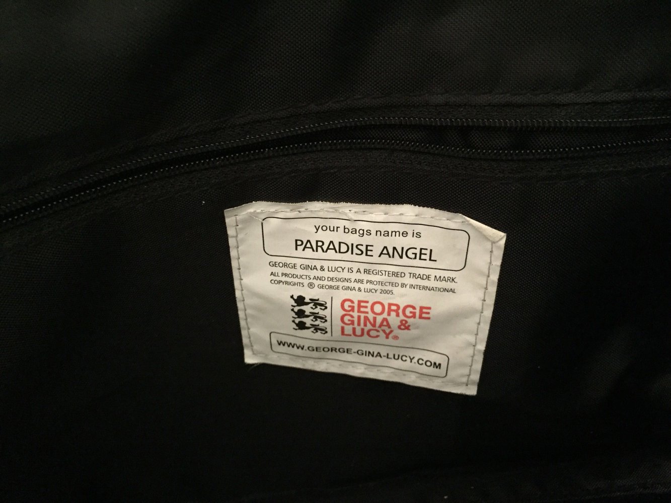 George Gina & Lucy Tasche Modell Paradise Angel schwarz mit braun