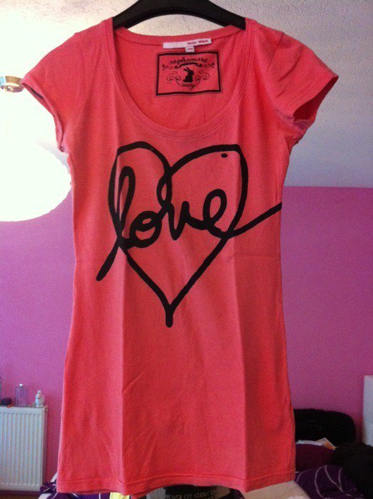 pinkes LOVE T-shirt