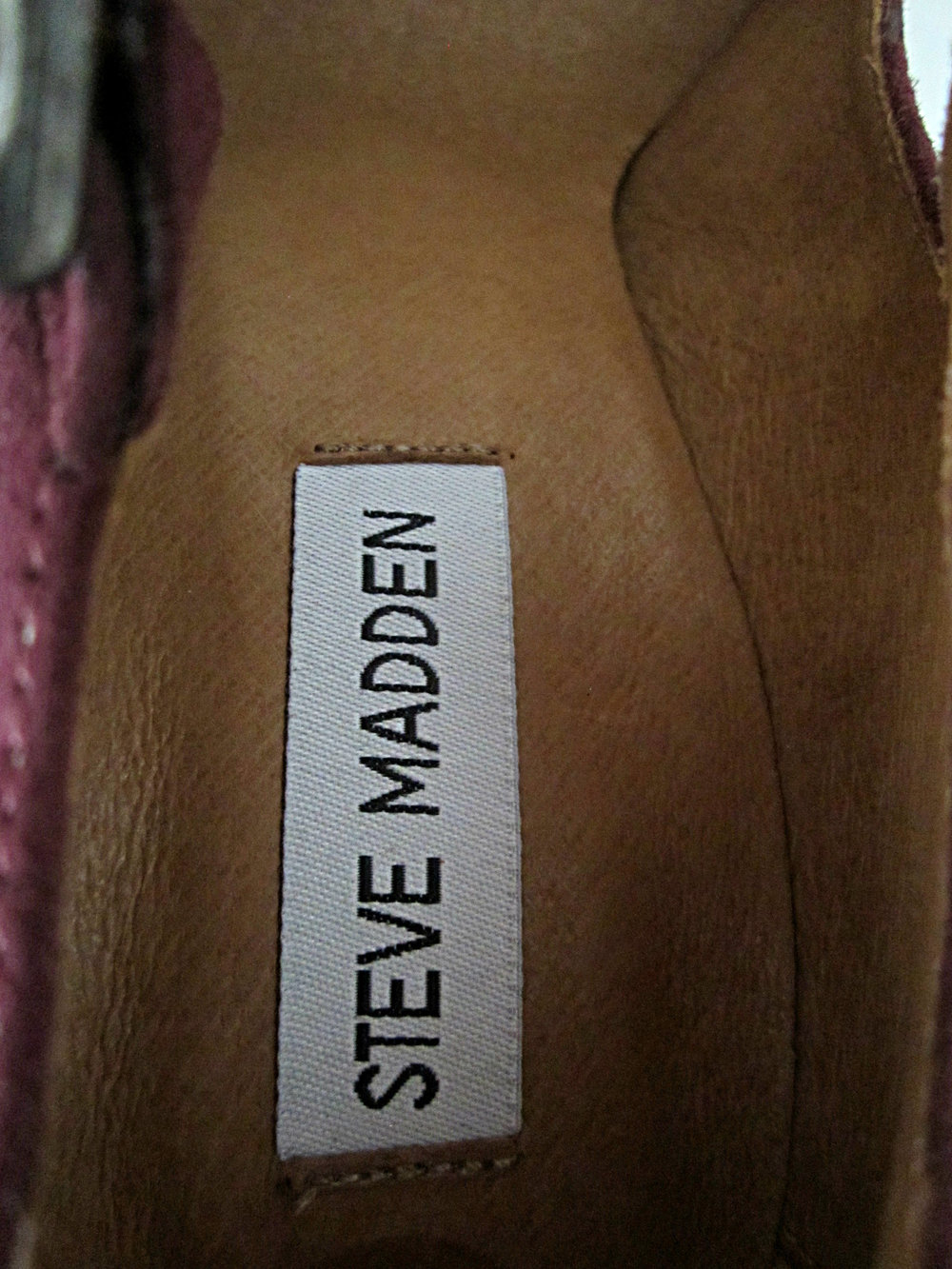 Pumps pflaume plum bordeaux aubergine Steve Madden Echt-Leder NEU