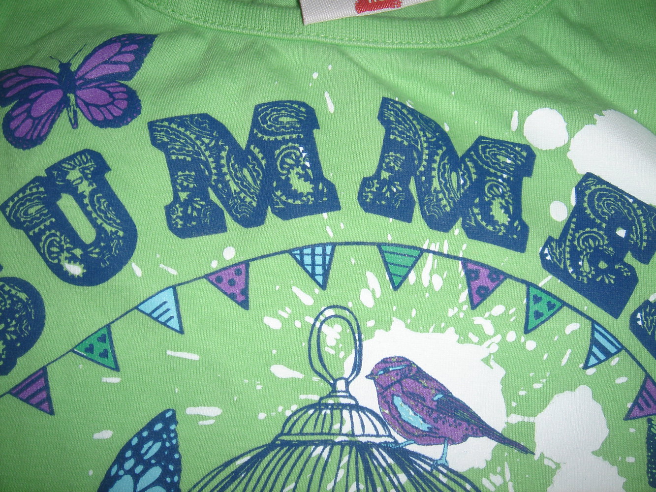 wunderschönes kurzärmliges longshirt gr.104/110