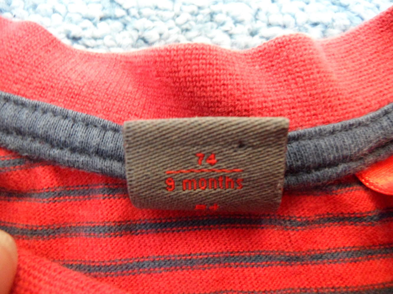 Esprit Langarmshirt Ringel Traktor