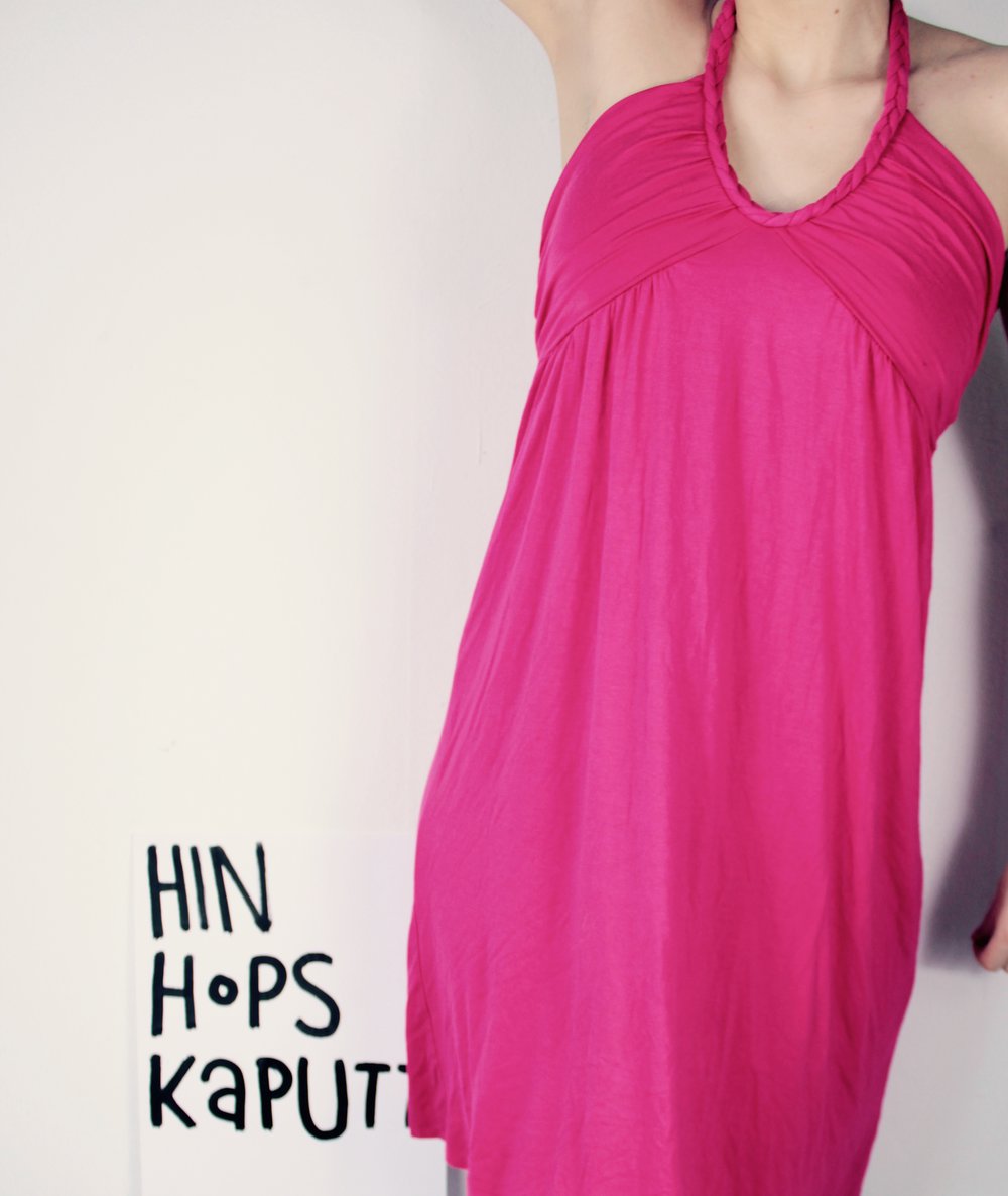 pinkes Partykleid Sommerkleid pink cockrailkleid Strandkleid urlaub partyoutfi