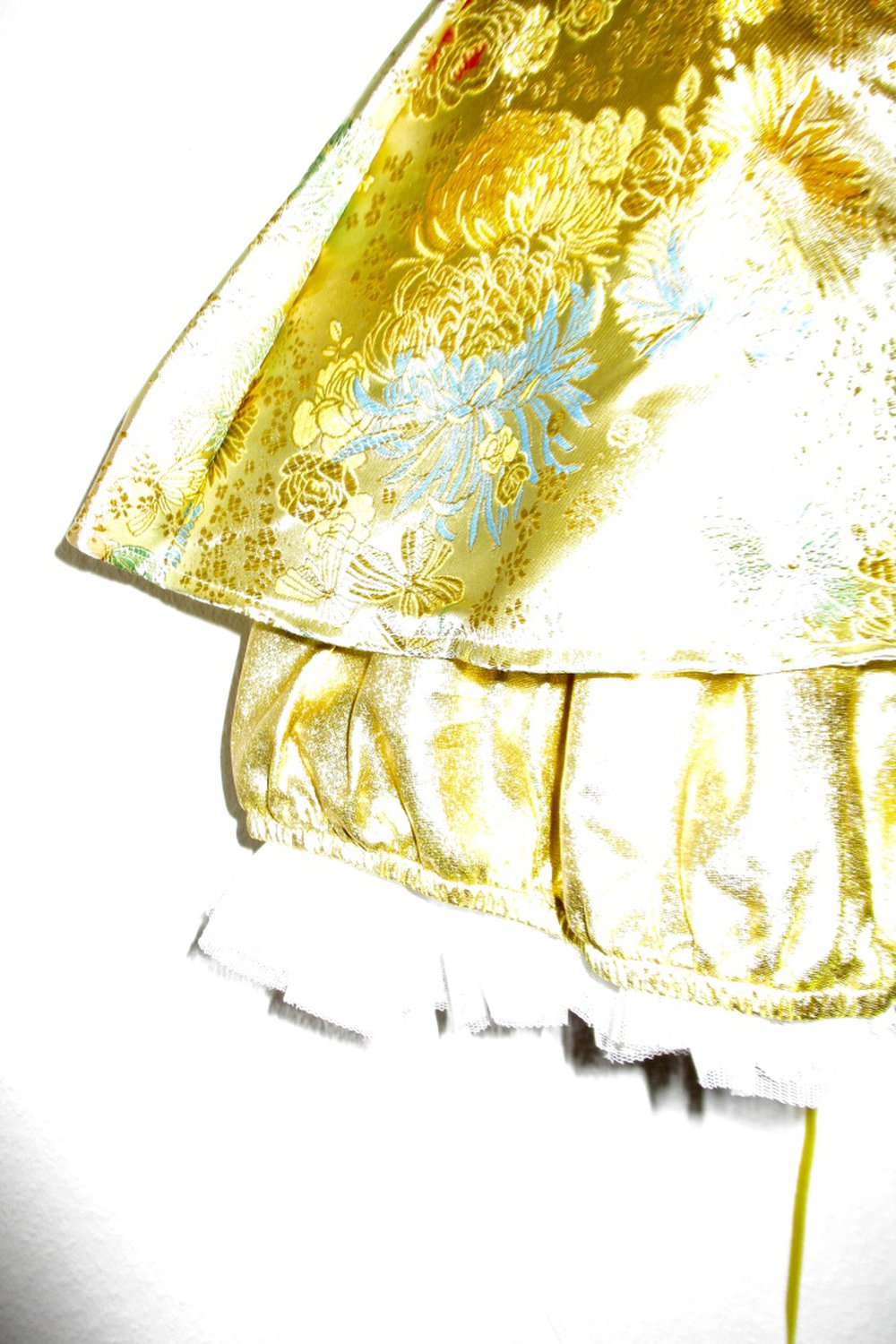 NEU Kostüm Marie Antoinette kurz gold bunt französische Königin Prinzessin Gräfin French Queen historisch Renaissance Barock Rokkoko