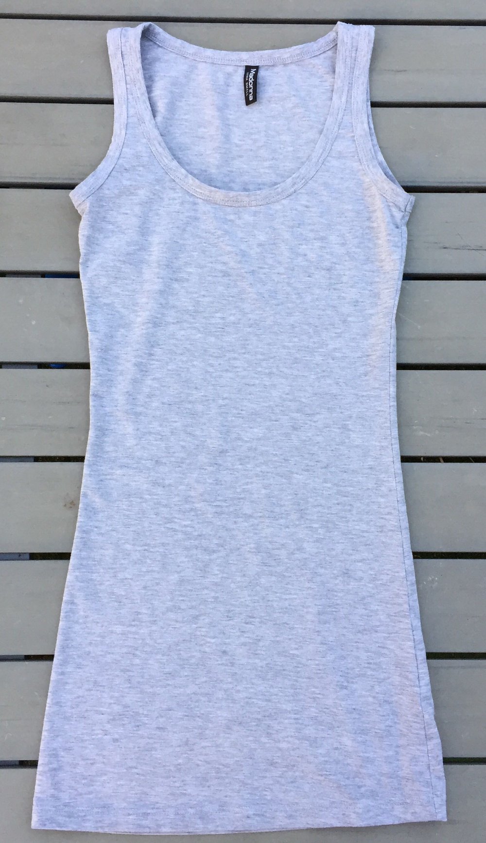 MADONNA Longtop  TANKTOP grau Gr. XS