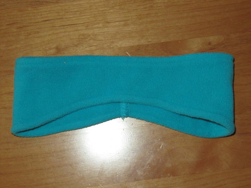 Stirnband fleece türkis Gr.62/68