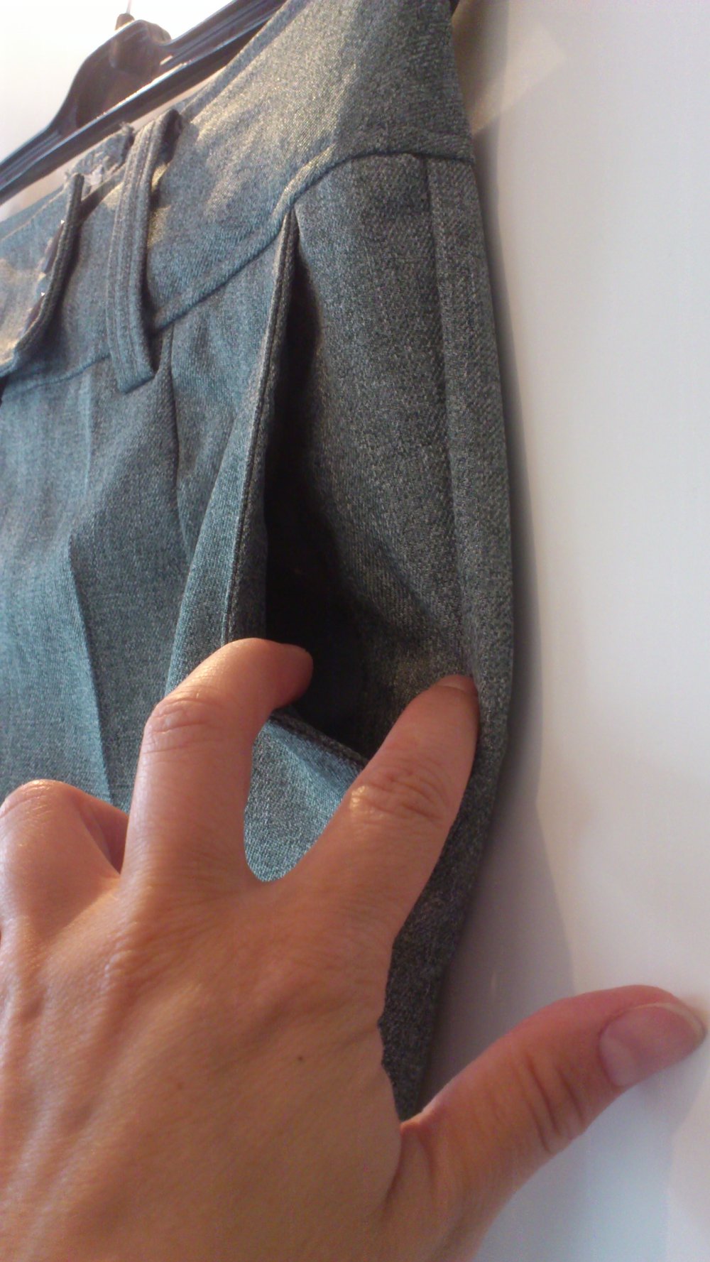 Graue Schlaghose in Größe 36 von Jürgen Michaelsen Büro Buisness schick 