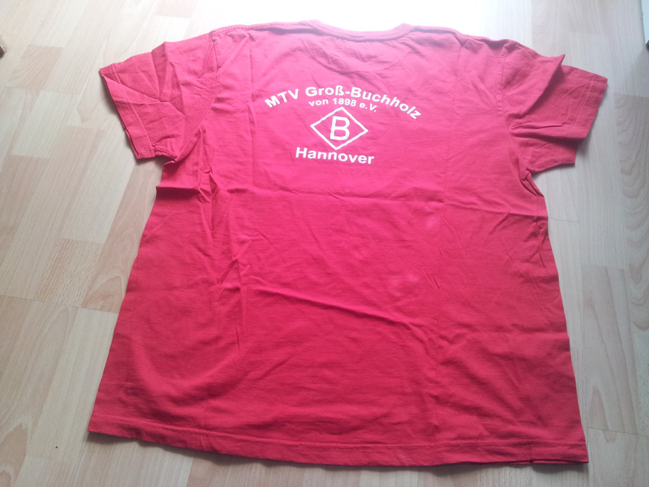  Shirt rot MTV Groß- Buchholz Hannover Baumwolle Gr. XL