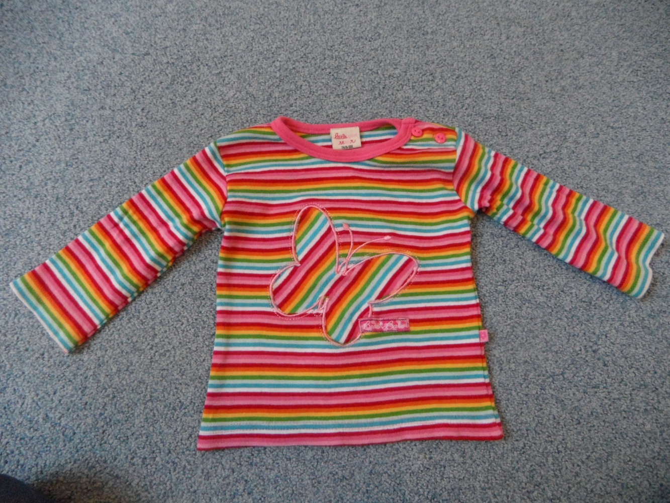 little girl star regenbogenbuntes weiches Langarmshirt