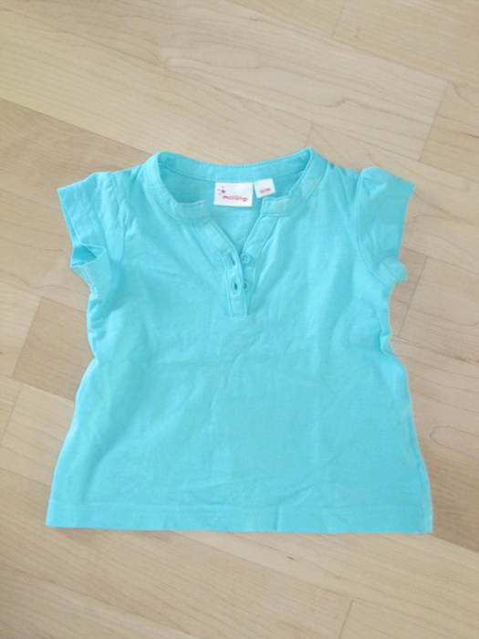 T-Shirt mit print türkis Gr. 62/68