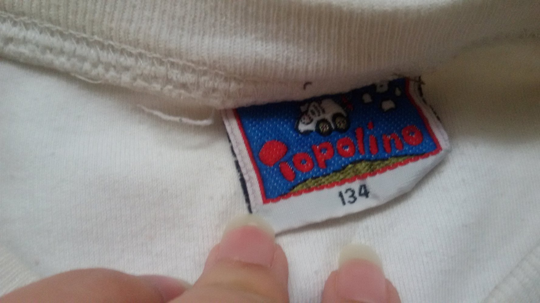 Tolles T-Shirt geblümt weiß Rosen von Popolino Gr. 134 Schweden
