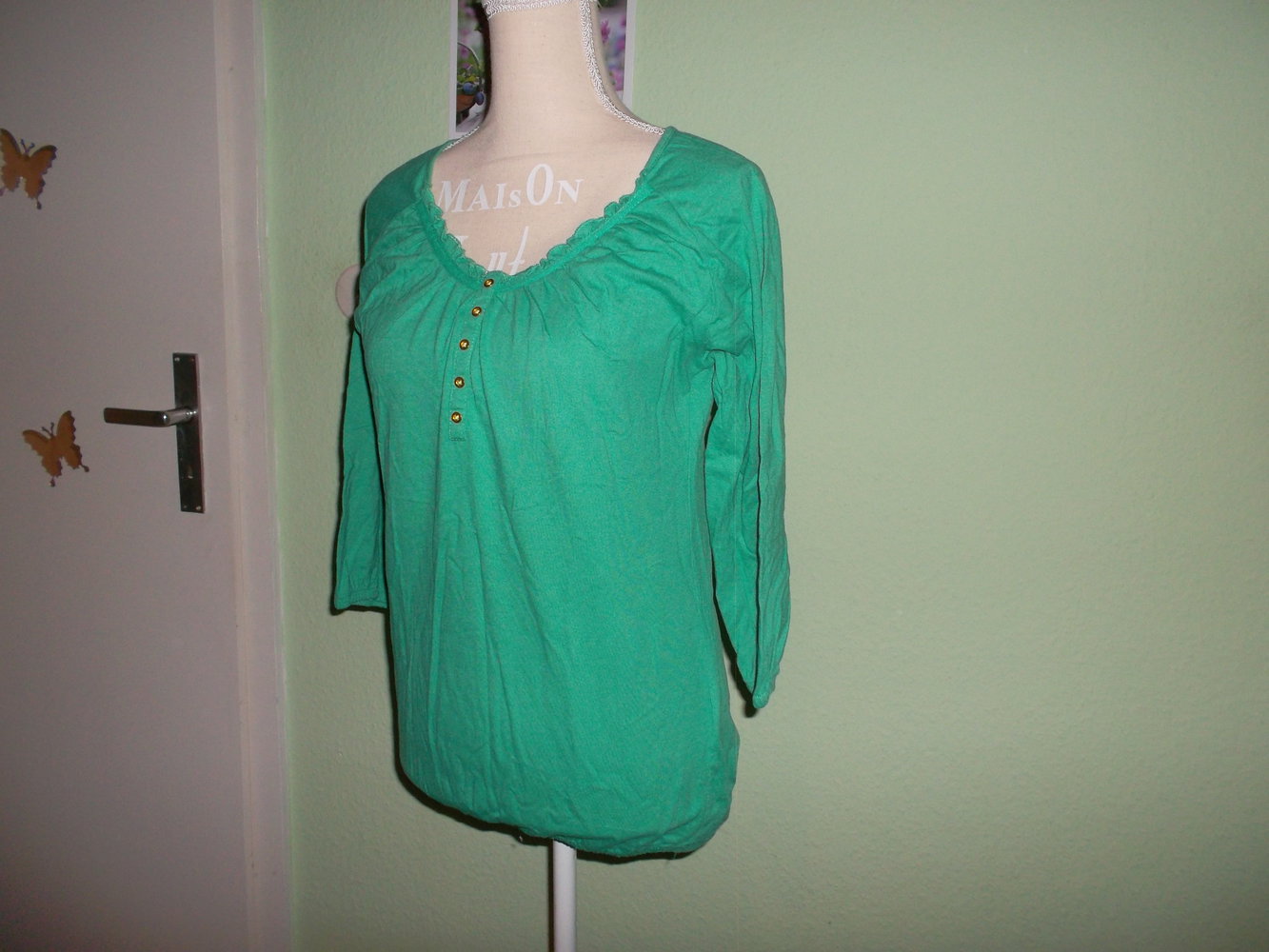 grüner pullover/shirt gr. 36/38
