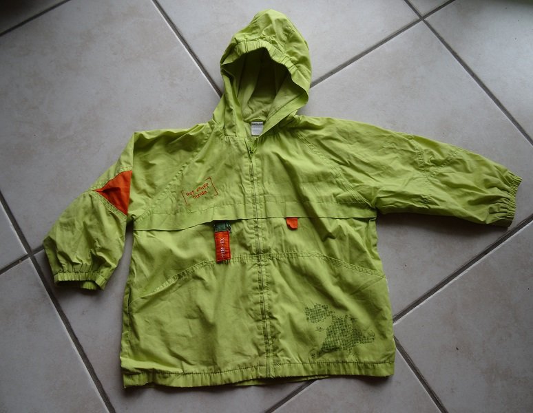 Schöne Übergangsjacke Frühlings Jacke grün von Kanz Gr. 110 / 5 Jahre