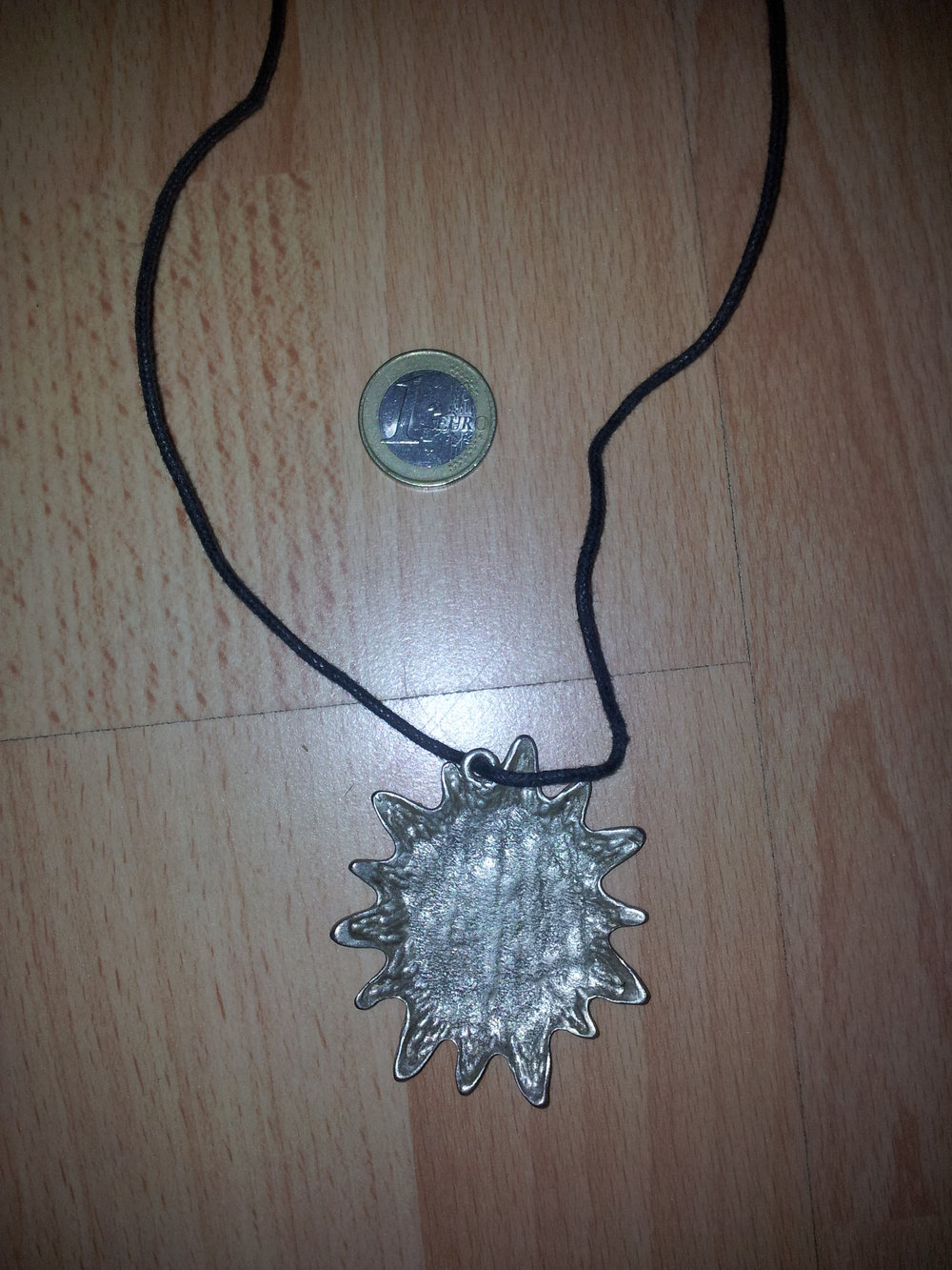 Modeschmuck Kette Sonne mit Herz  NEU