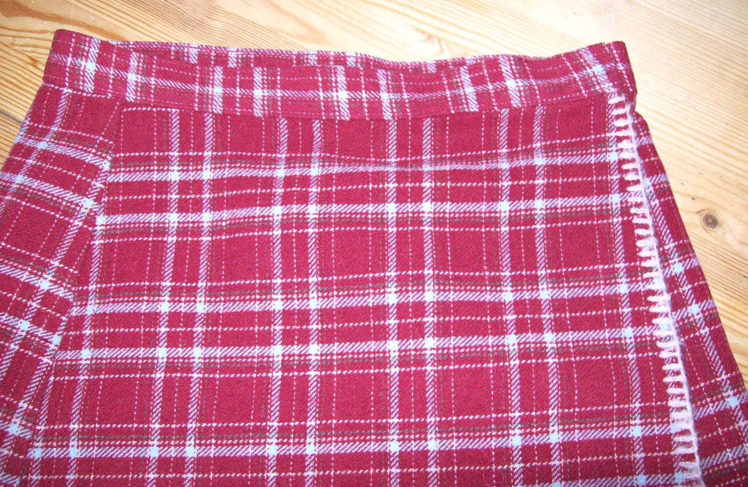 BEnetton- toller Wollrock, 25% Wolle Gr.160cm