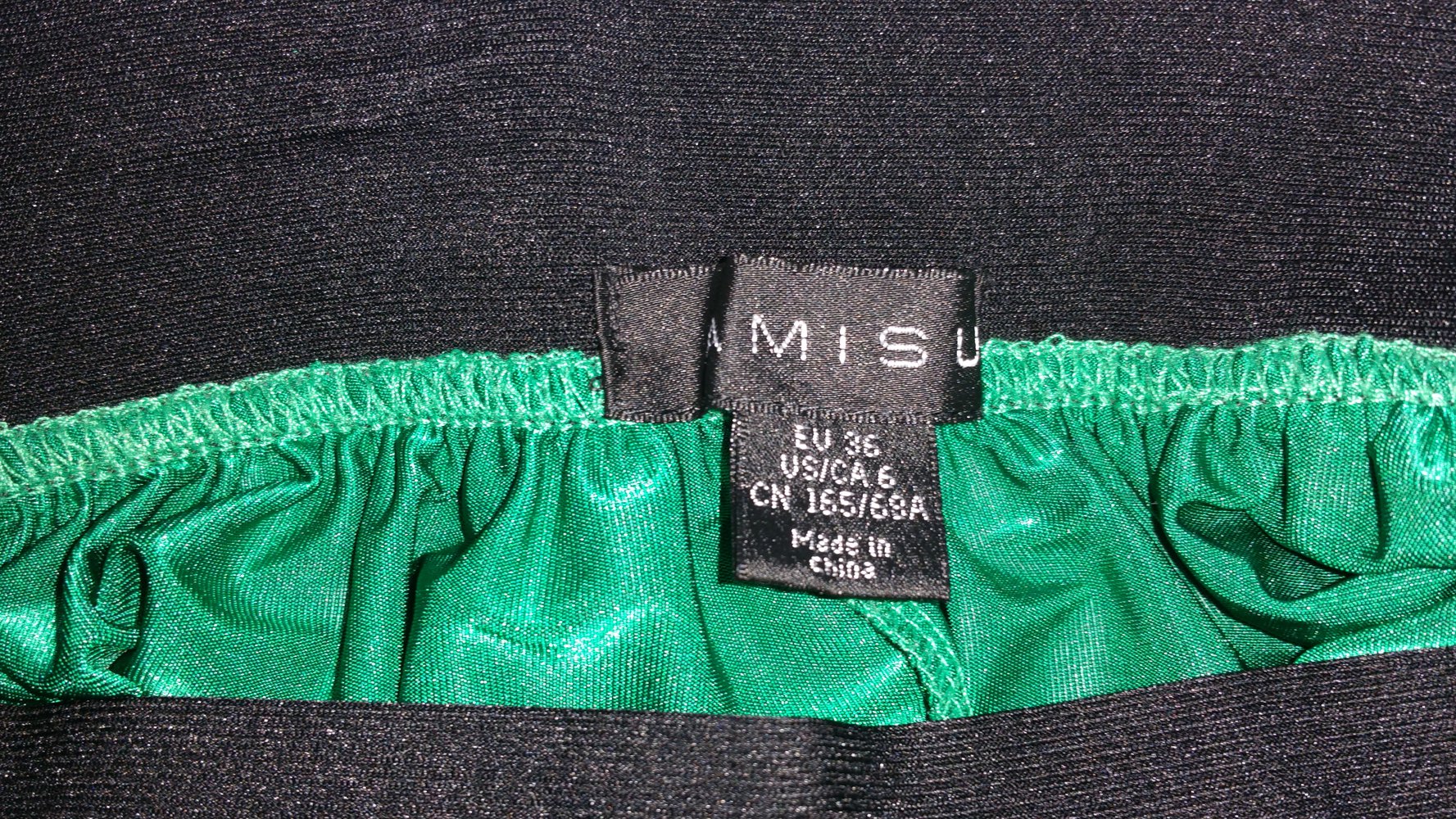 Rock, lang, dunkelgrün 