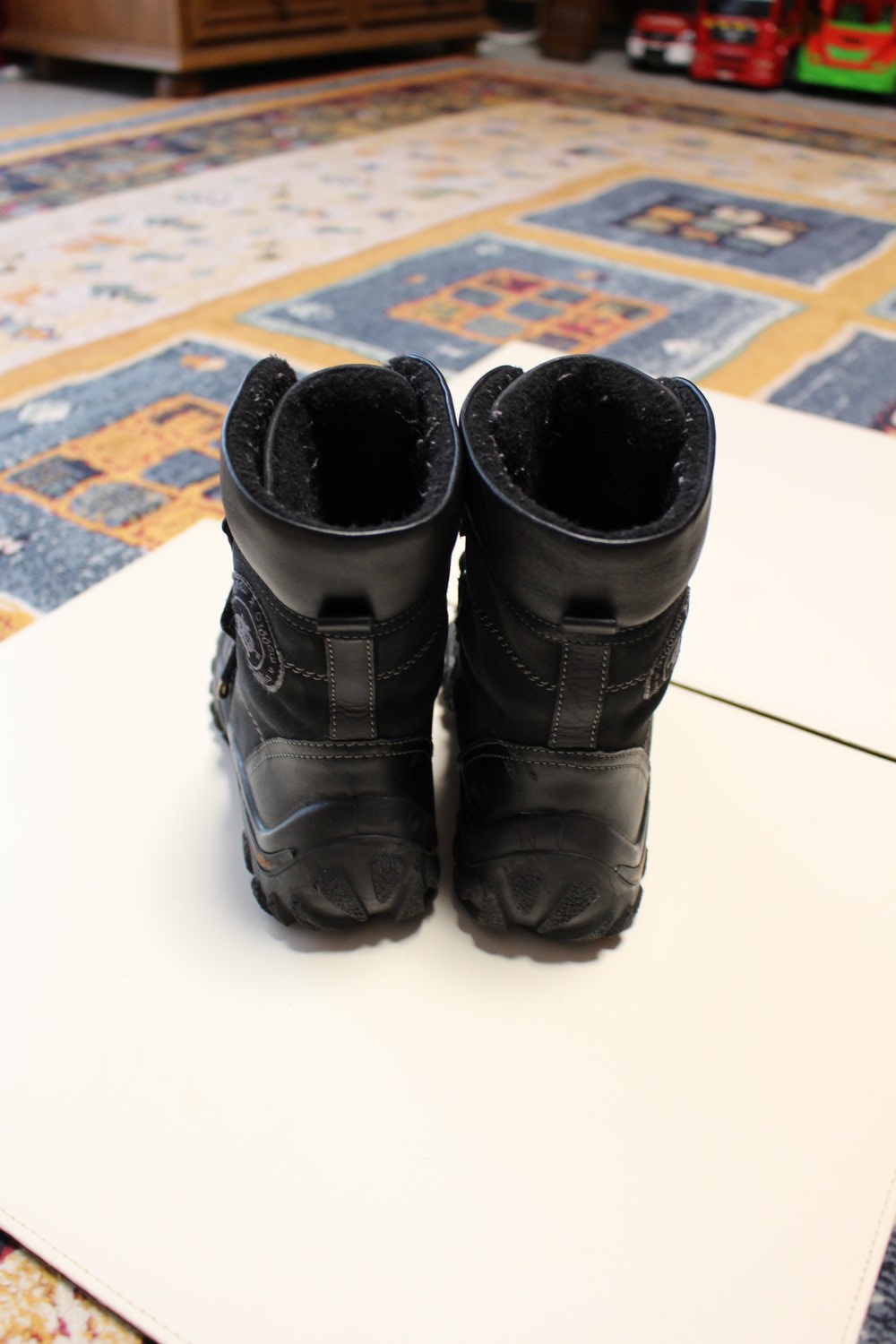224. Winterlederstiefel von Mollio, Gr. 31