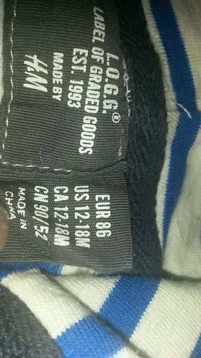 H&M maritimes Kapuzenshirt Langarmshirt Hoody