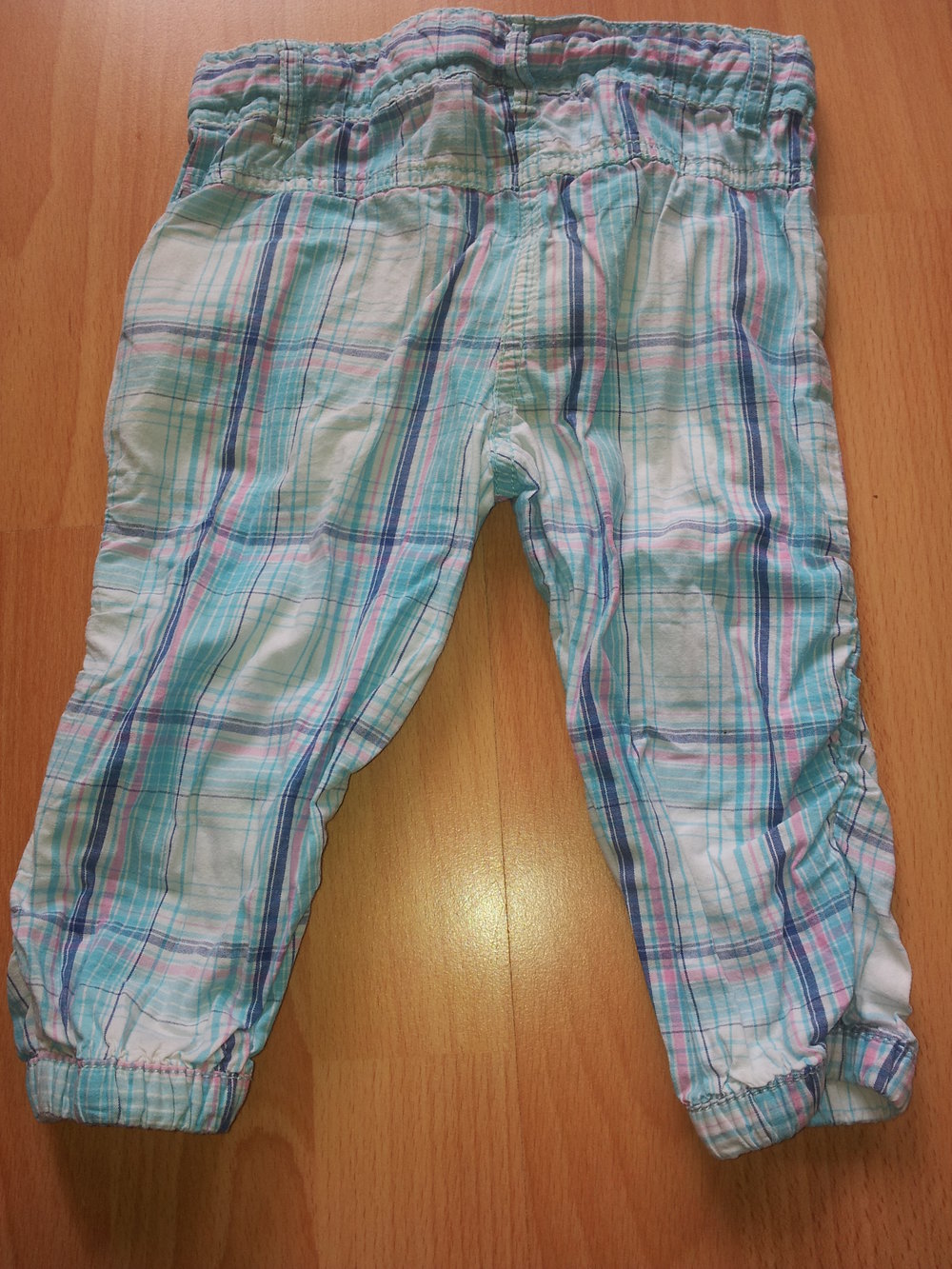Hose Sommerhose Kariert Gr. 92