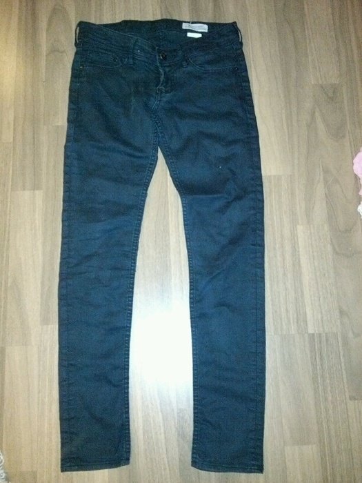 Schwarze Skinny-Jeans