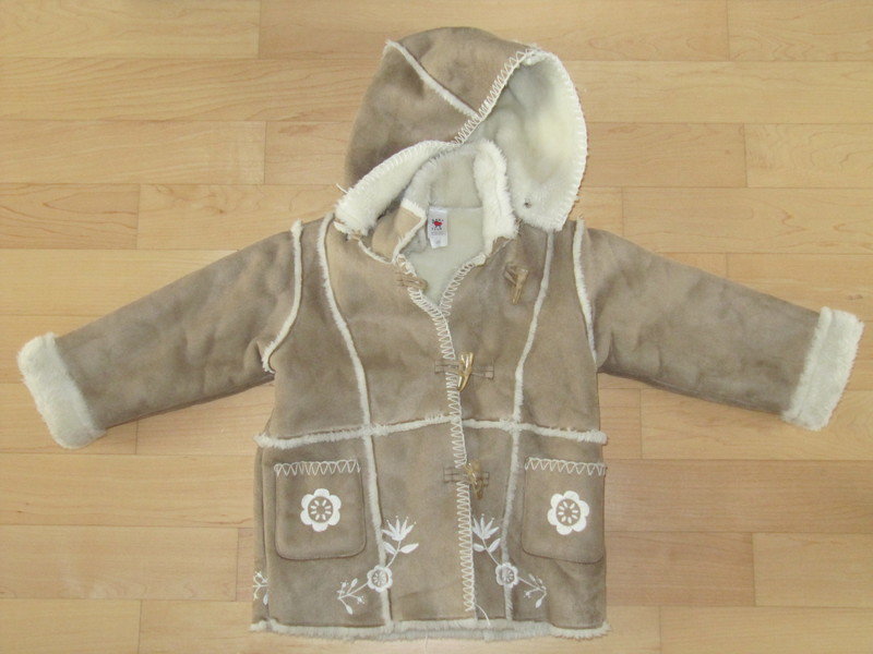 Süßer Mantel braun Gr.86