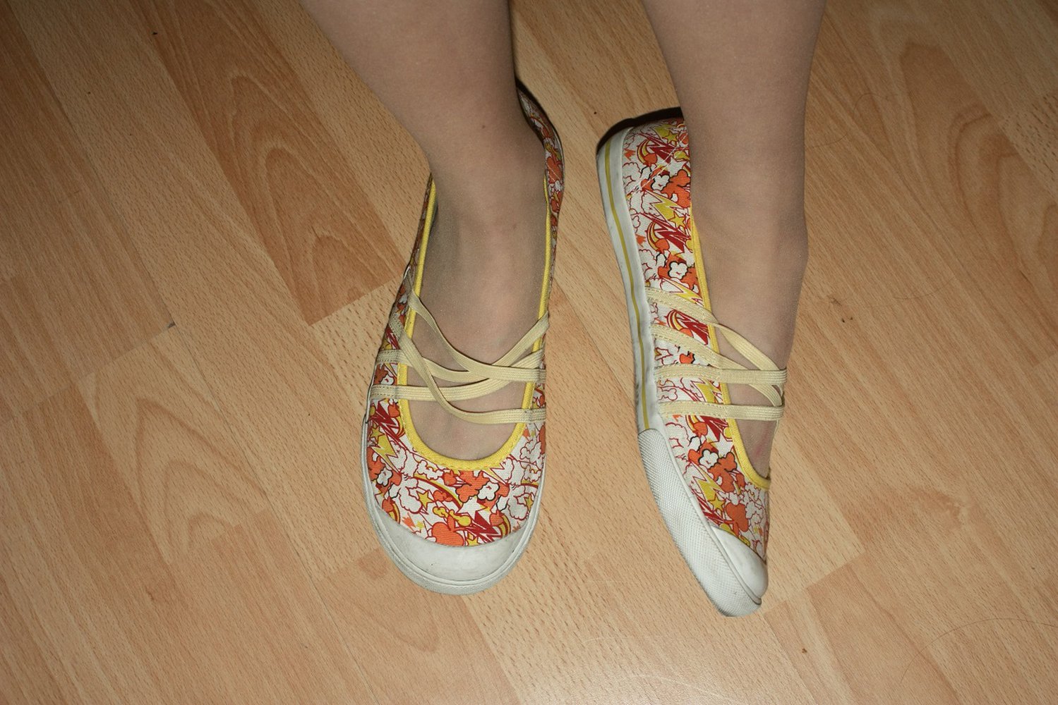 Süße bunte Sommer Ballerinas, Gr. 39