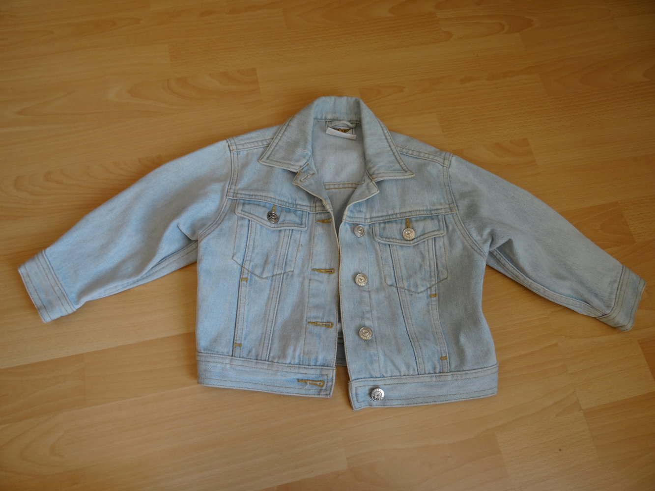 Jeansjacke von Arizona Gr. 98 - hellblau -