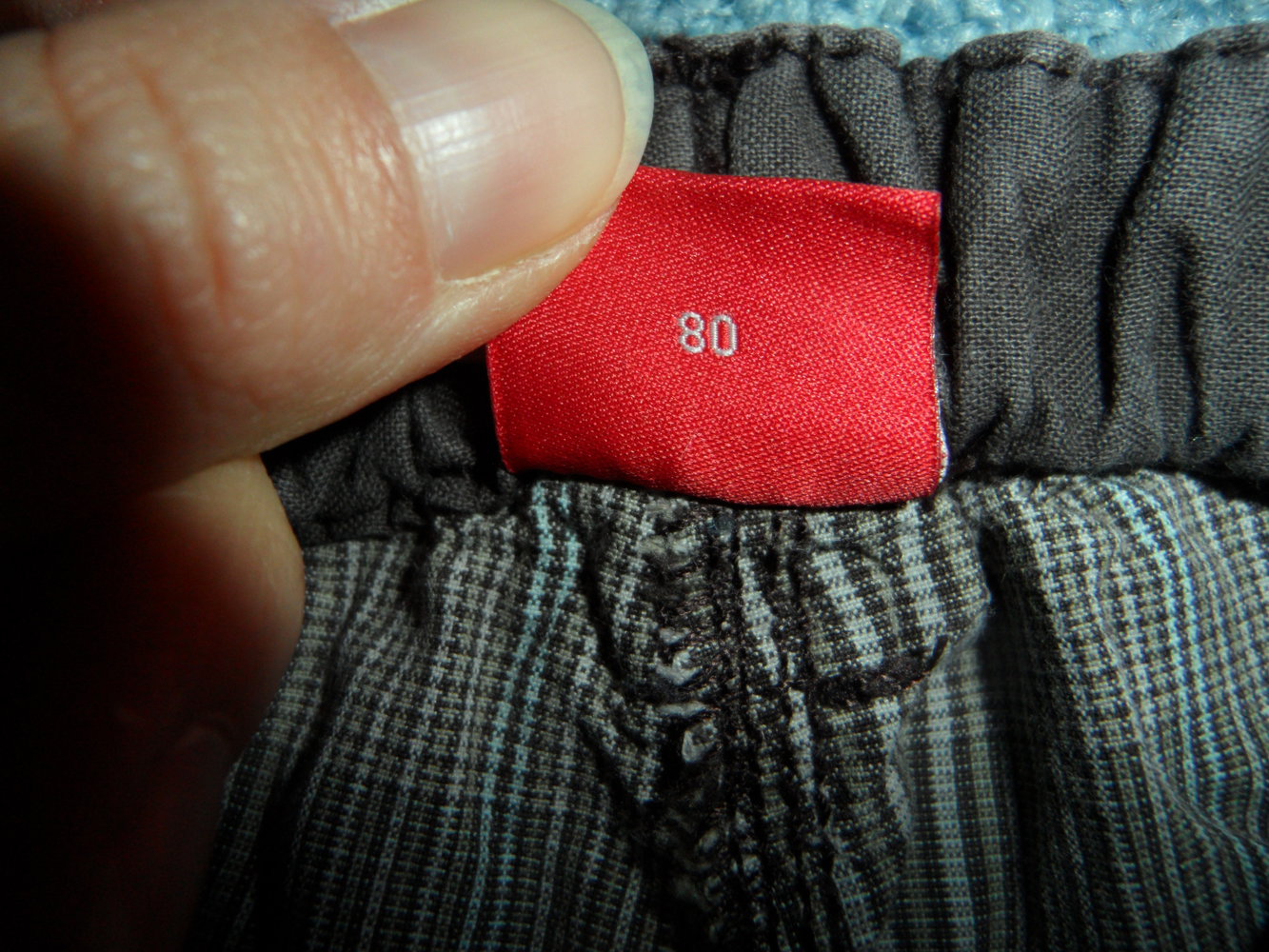 s.Oliver Hose mit Karo Gr. 80