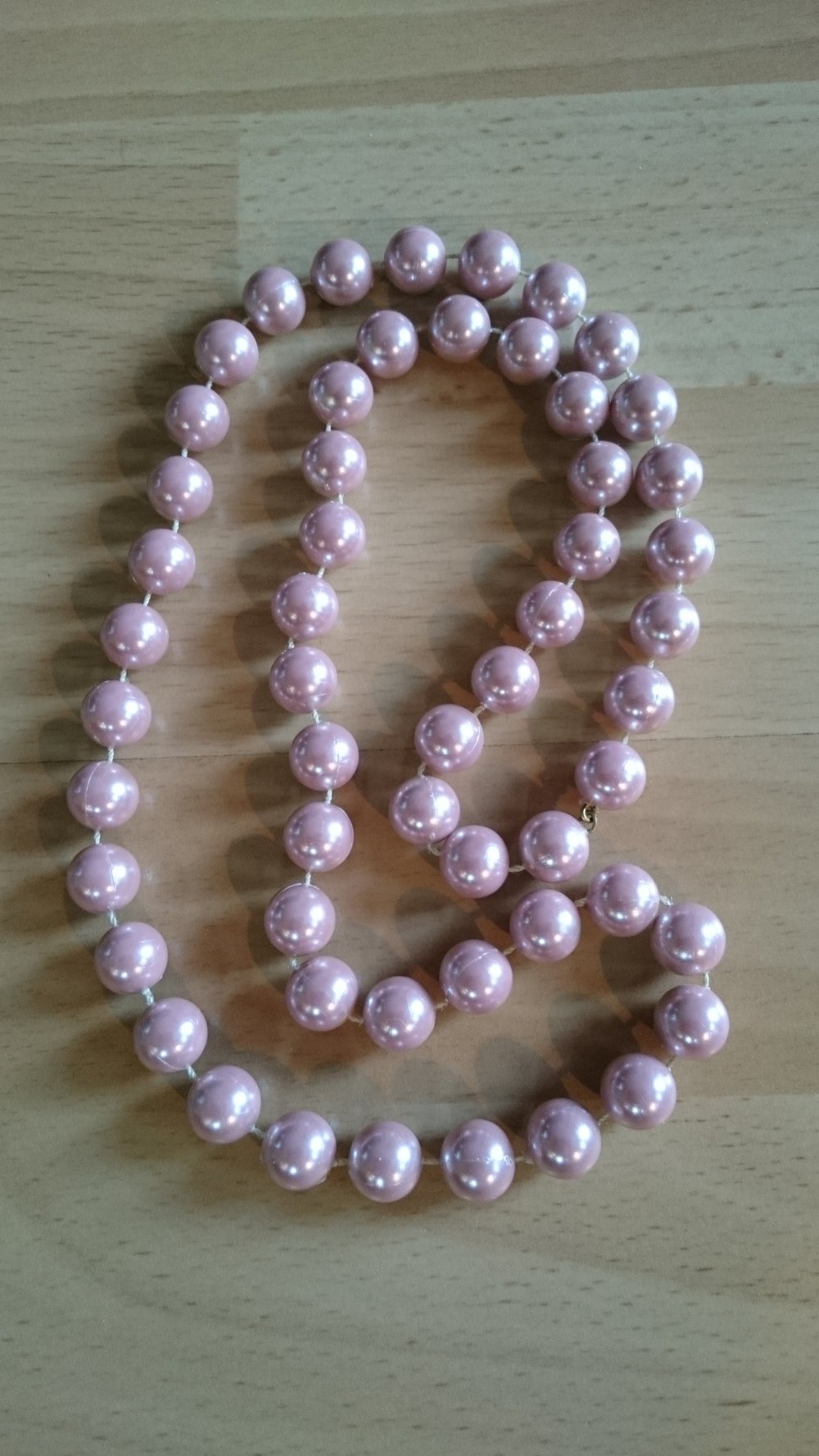 rosa Perlenkette 