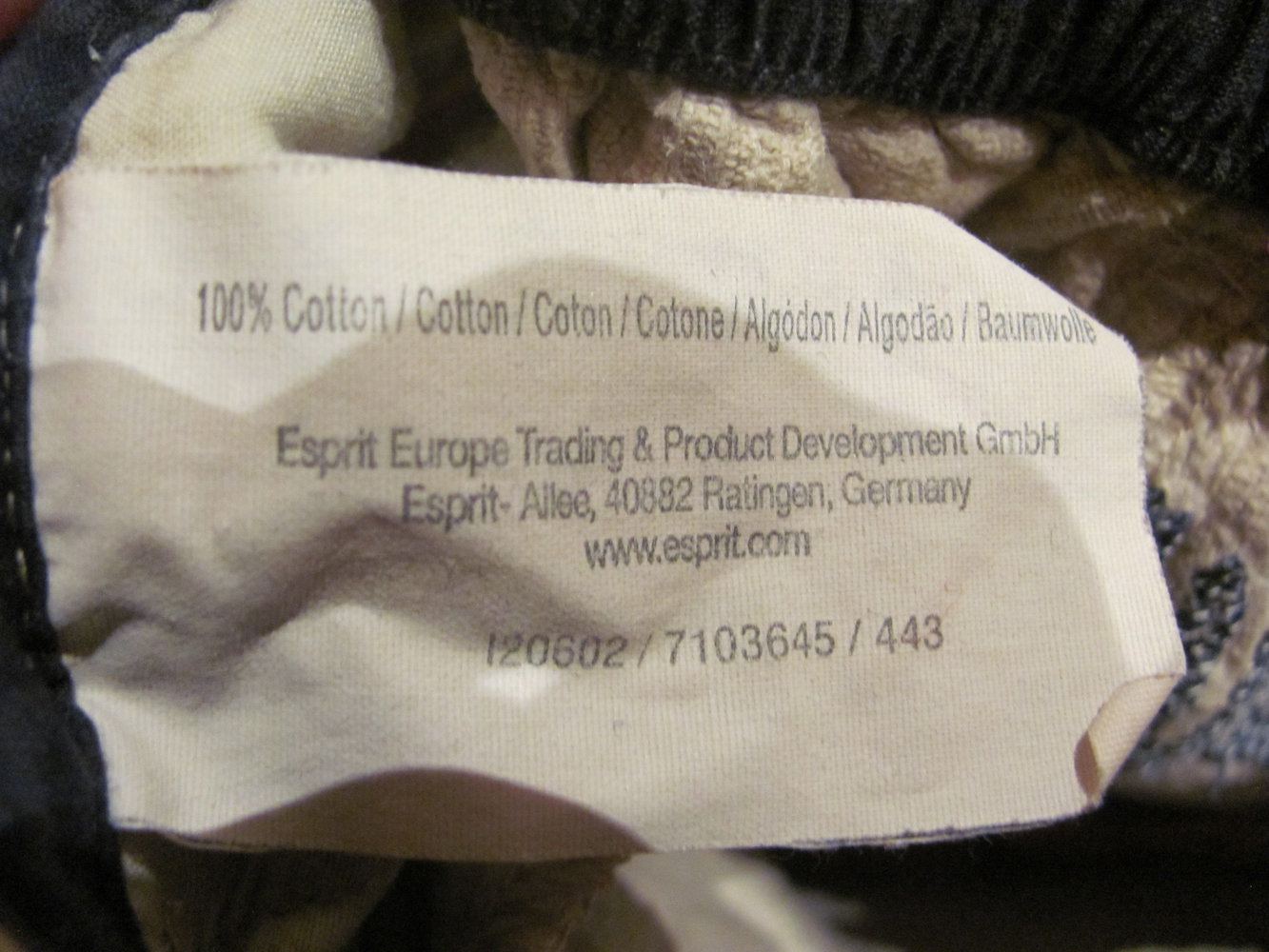 Cordhose Kordhose Esprit Größe 86