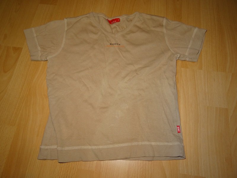 Shirt beige Kurzarm Gr. S/M 38/40
