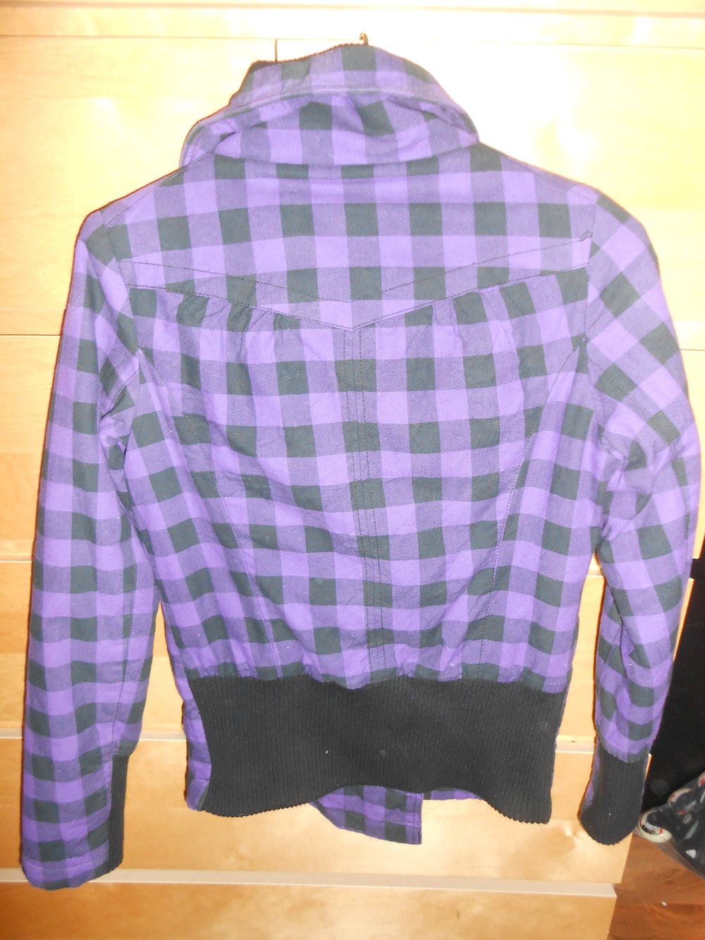 ragwear Mantel Jacke lila schwarz XS