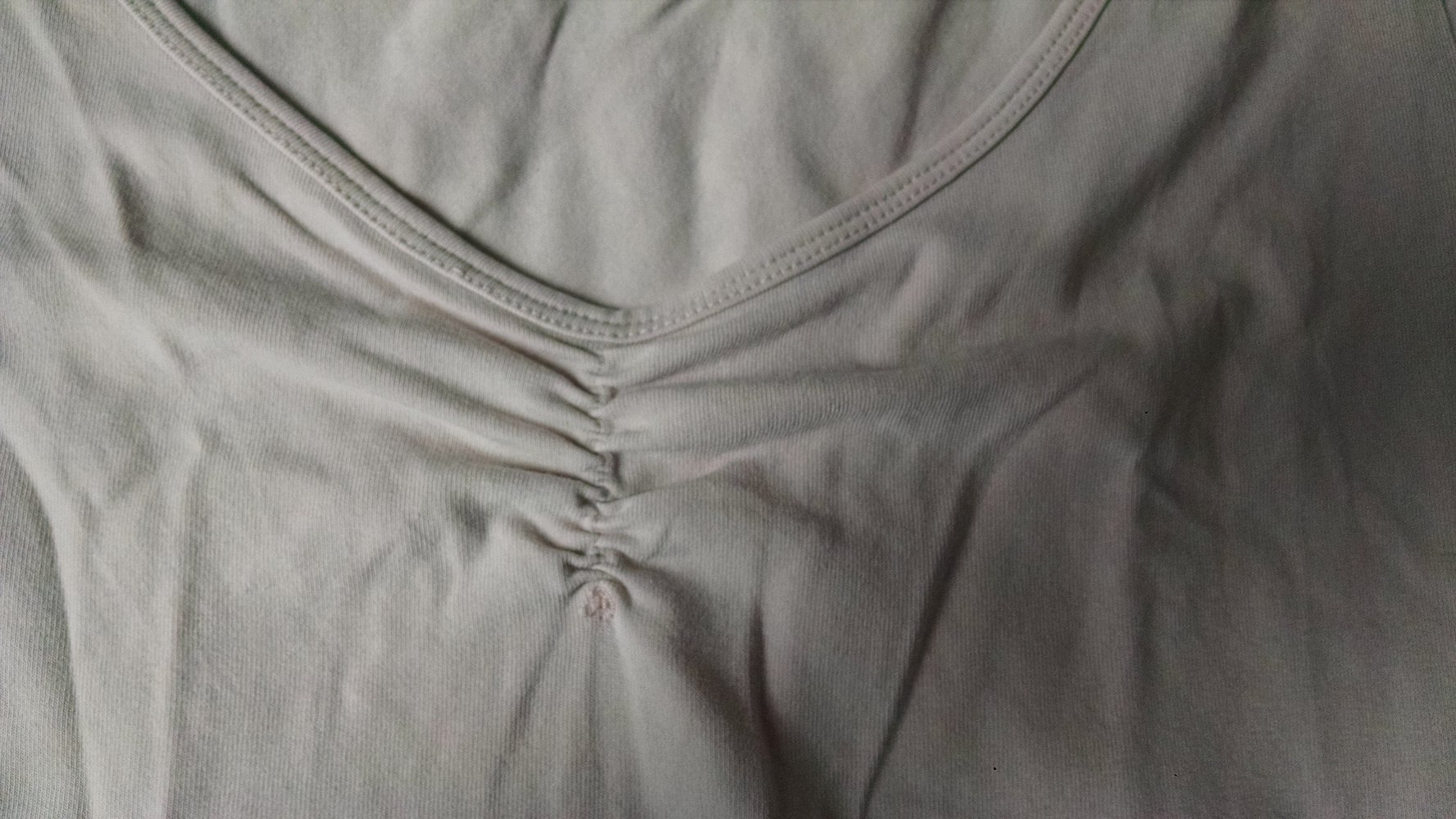 T-Shirt mit Raffung Gr. S