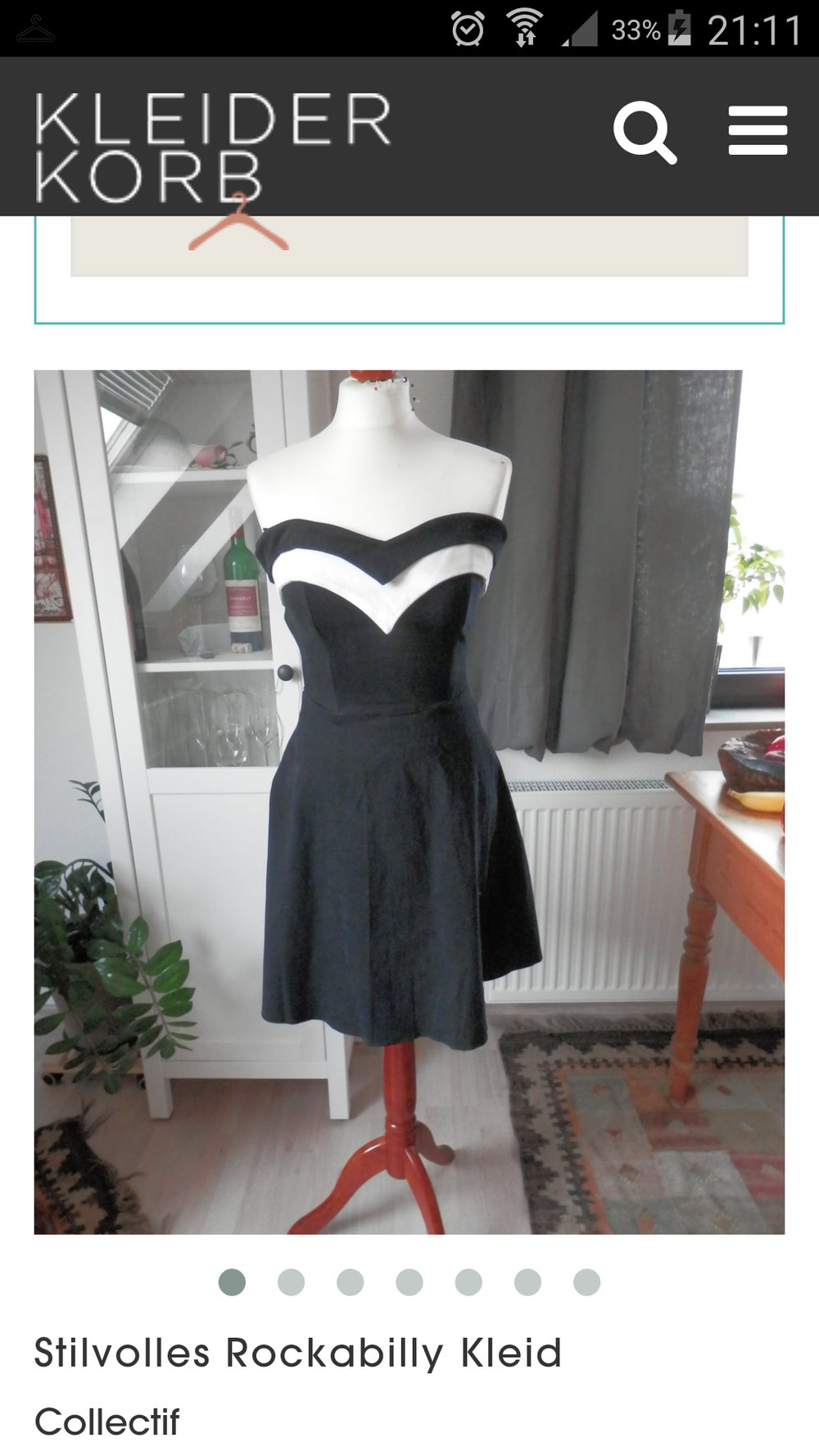 Stilvolles Rockabilly Kleid