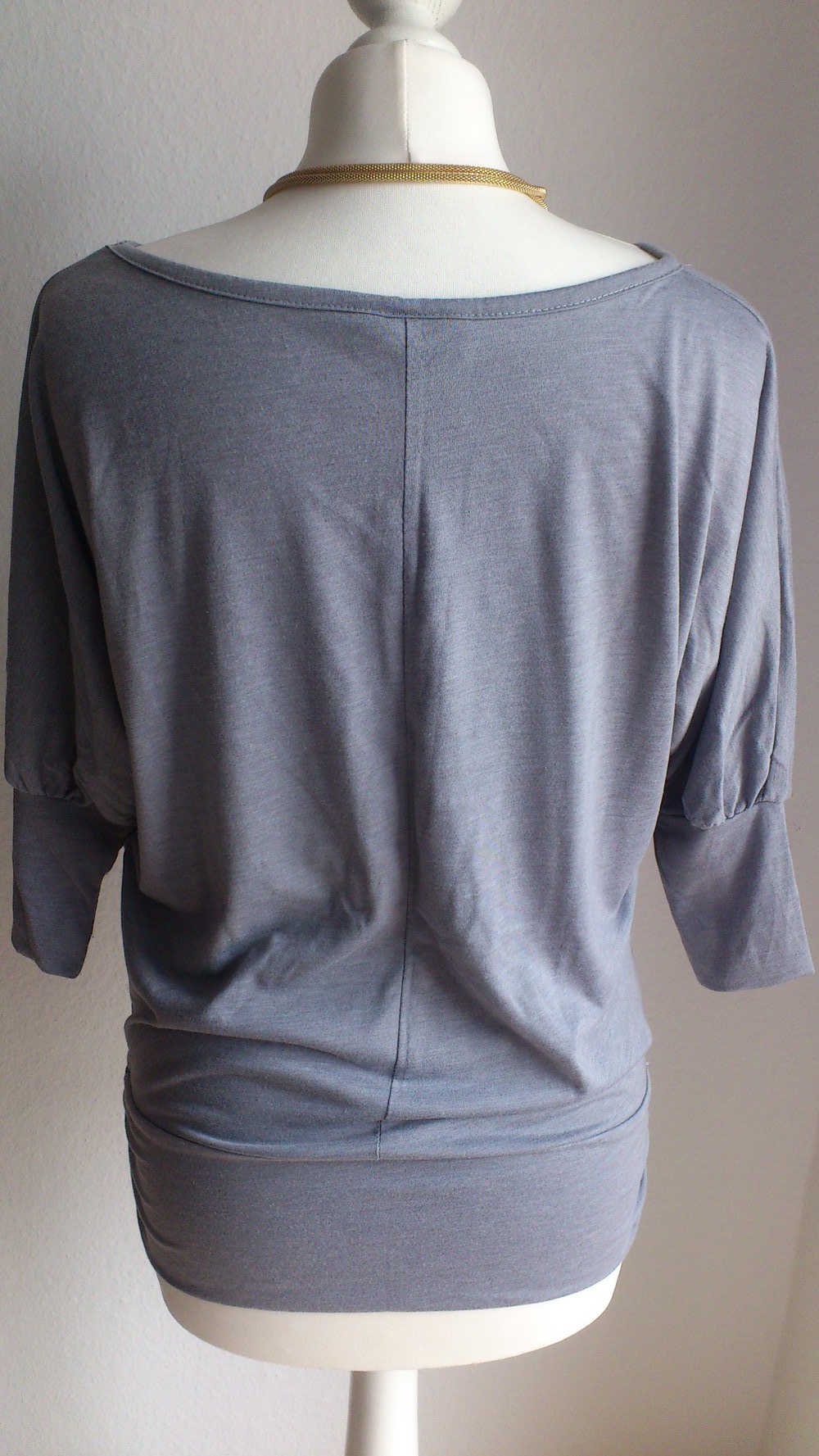 Graues Oversize-Shirt