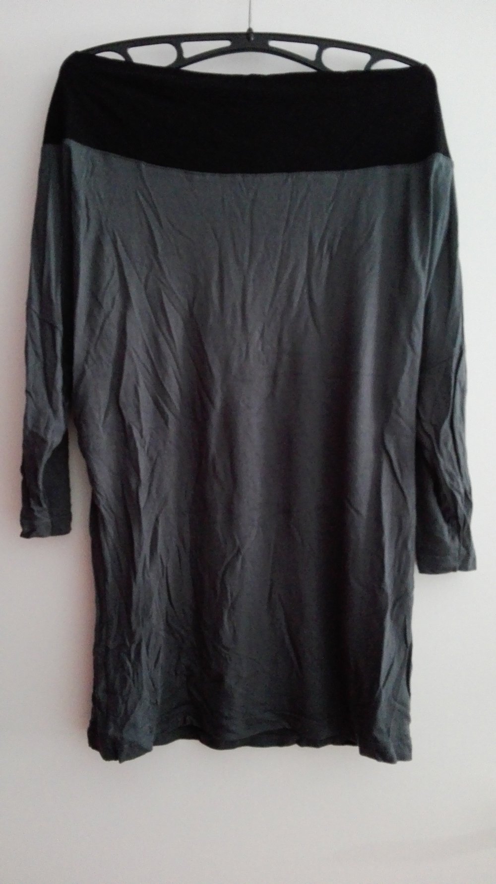 Dunkelgraues T - Shirt (schulterfrei), Street One, Größe 34