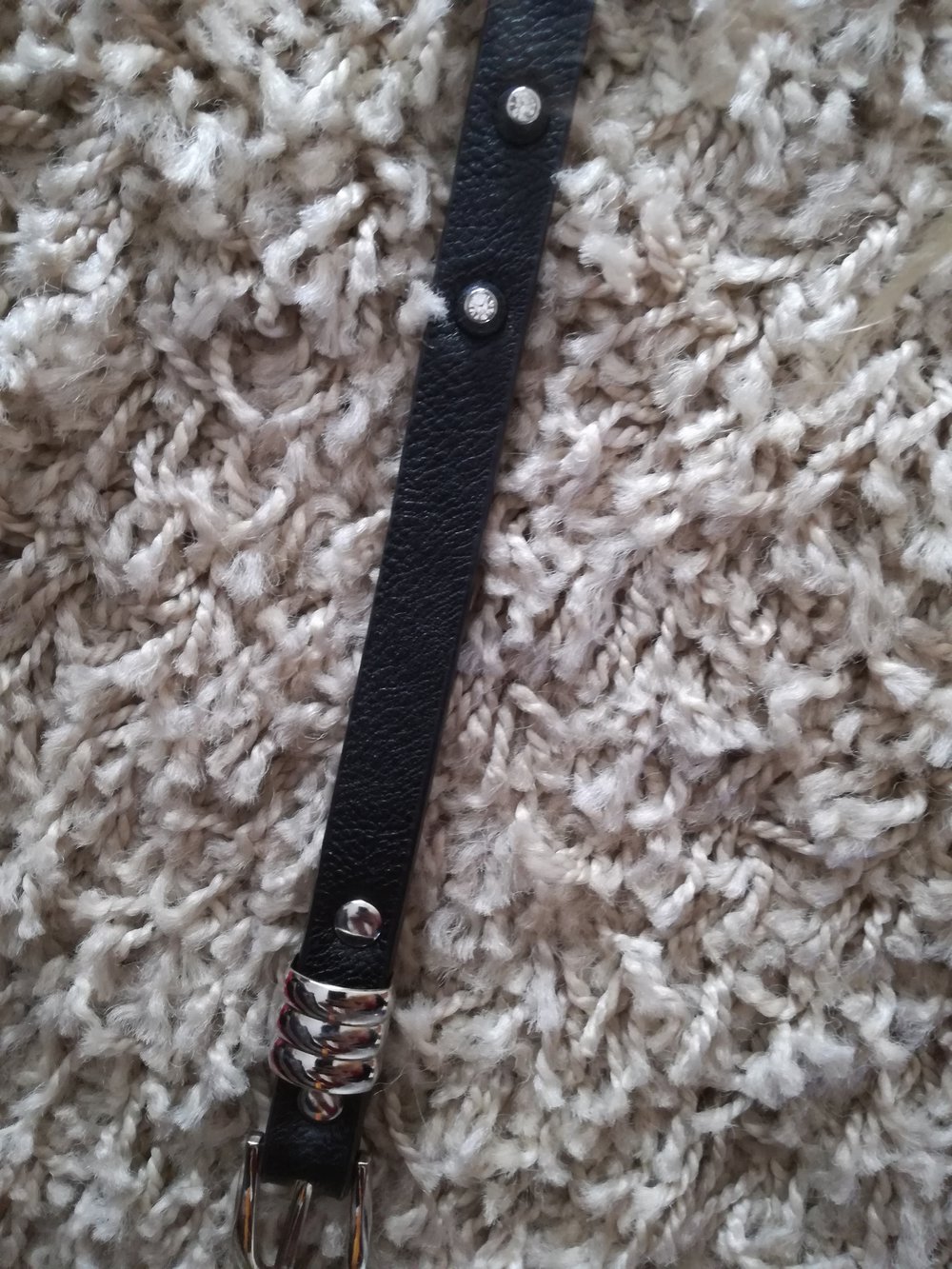 schmaler Glitzer Nieten Gürtel