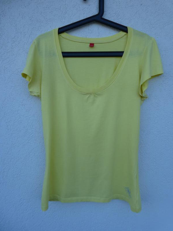Esprit – T-Shirt, hellgelb – Gebraucht, fast wie neu
