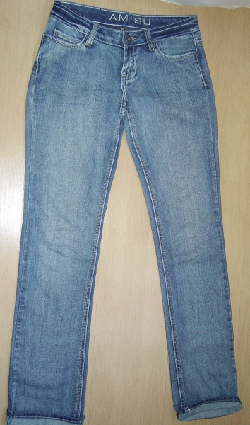 Helle Röhrenjeans Amisu ~ modisches Highlight! Lowrider. Zeitlos feminin!