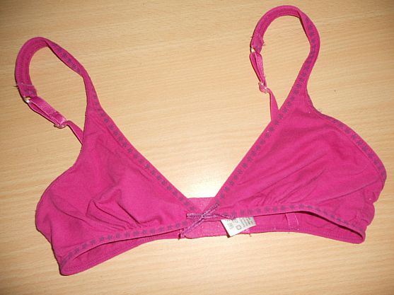 Mädchen Stretch Shirt Bustier BH Gr. 152 Pink-Magenta-Lila YIGGA