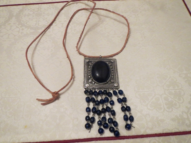 Vintage Kette mit Anhänger, 51 cm