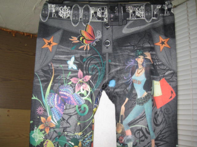 *** NEU ~ Leggings ~ Farbenfrohes Muster ***