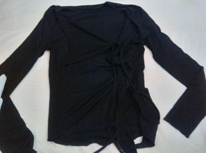 interessantes Damen Langarm Stretch Shirt TUNIKA Bluse Top gr. S (für Mädchen ca.158/164/170