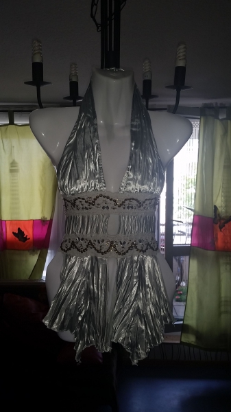 Top silber / grau Gr. M