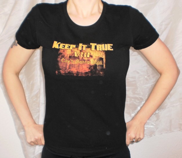 Festivalshirt: Girlie in S vom Keep it True VIII City’s Gonna Burn!