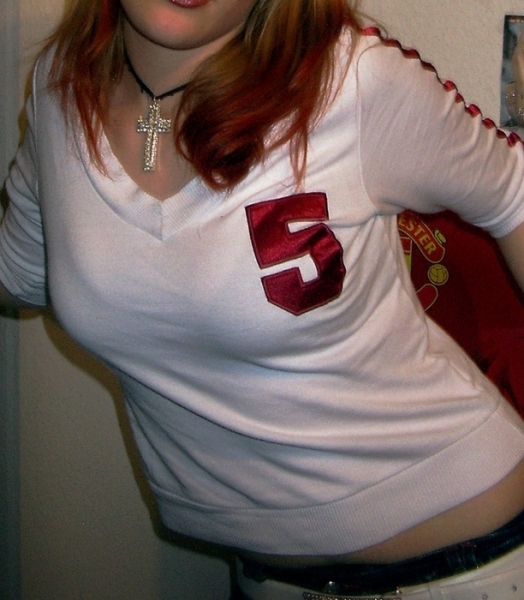 Top 3/4 Arm von Madonna, Gr. S, V-Ausschnitt vorne sowie am Rücken